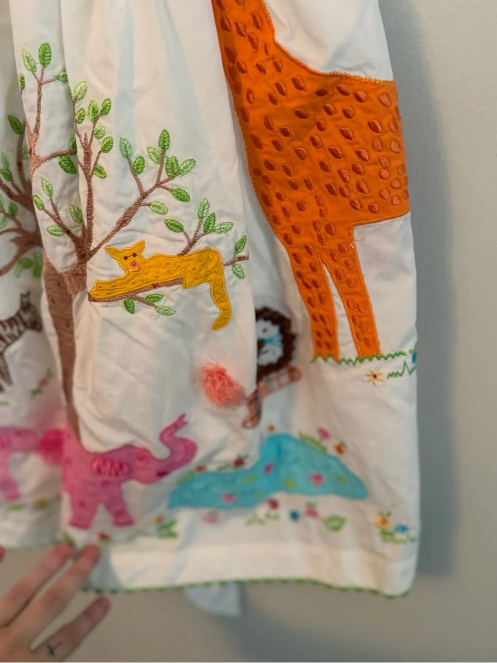 Cotton Kids Safari Appliqué Sundress